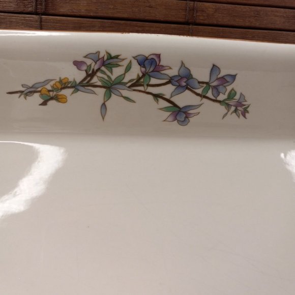 Woodhill Baking Dish Floral 12 x 9 Rectangular Ceramic Fine Bakeware Casserole - Picture 4 of 13
